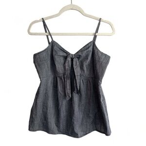 a.n.a babydoll bow top